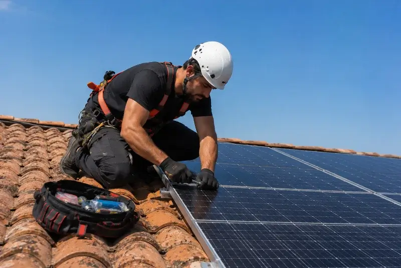 Maintenance et monitoring de panneaux solaires à Maxent